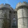 Old town entrance towers