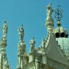 Statues on the roof of the Cathedral of San Marco